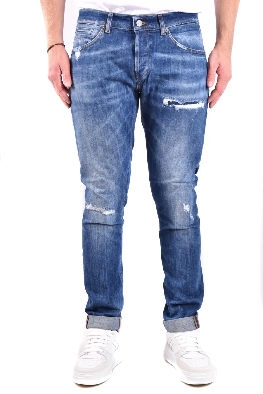Logo Denim Pants