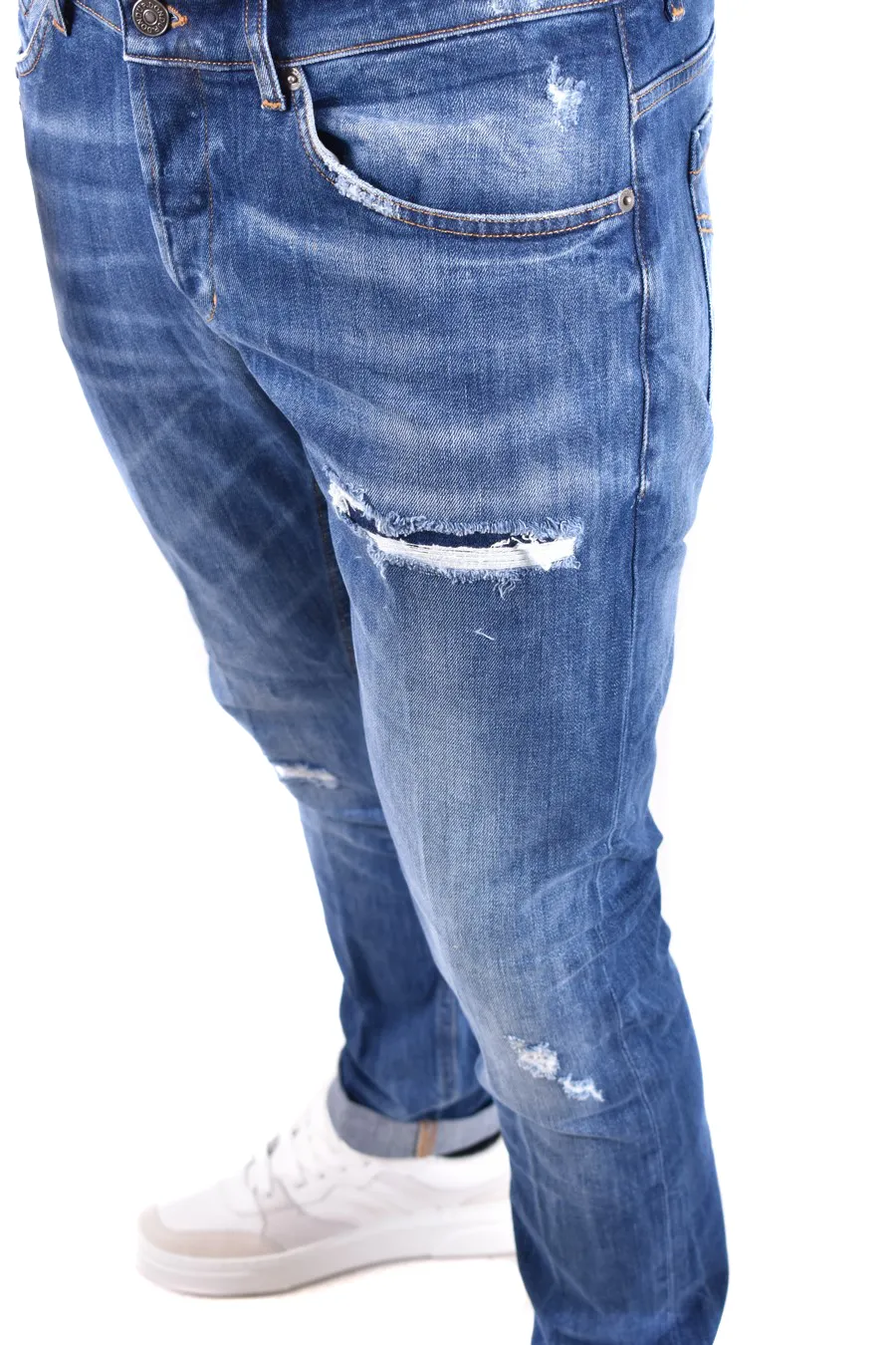 Logo Denim Pants