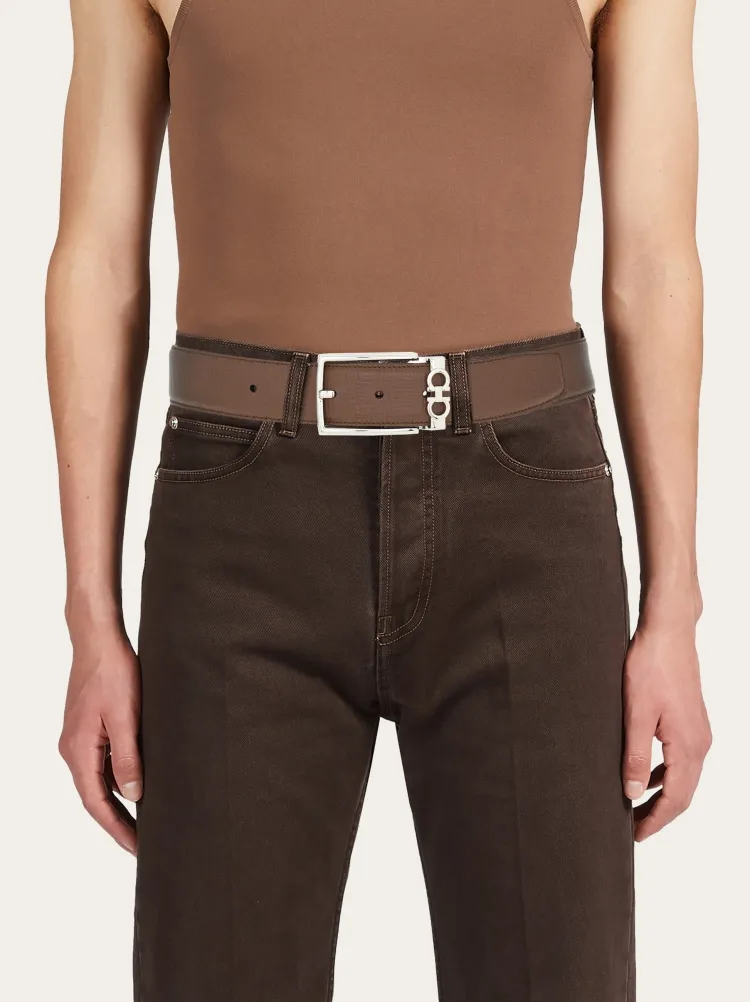 Double-Sided Gancini Belt