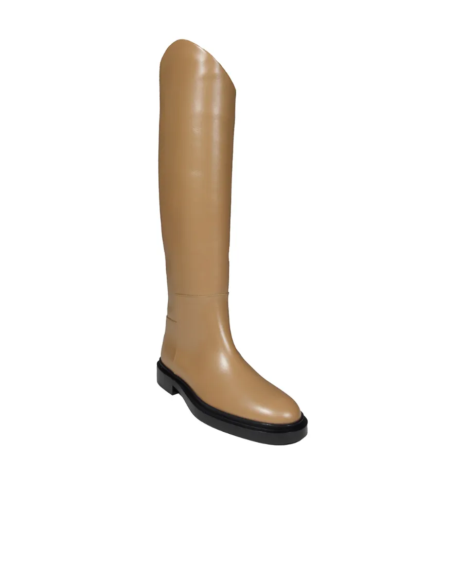 Jil Sander Almond-Toe Knee-Length Boots