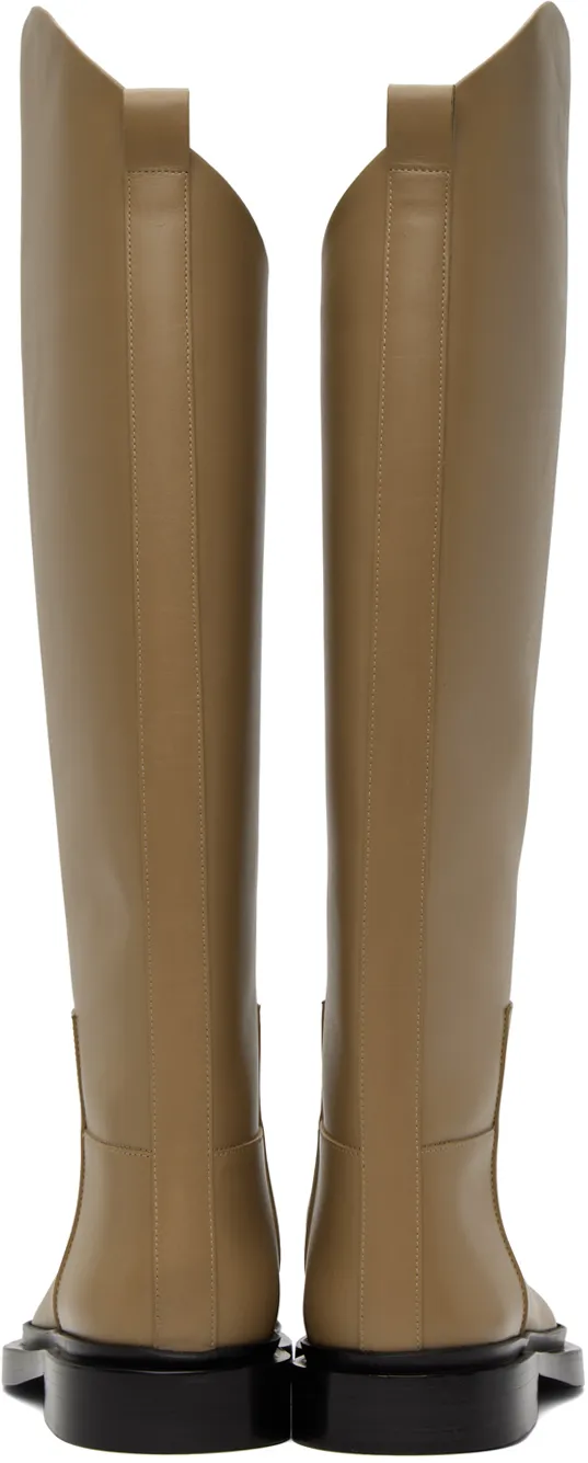 Jil Sander Almond-Toe Knee-Length Boots