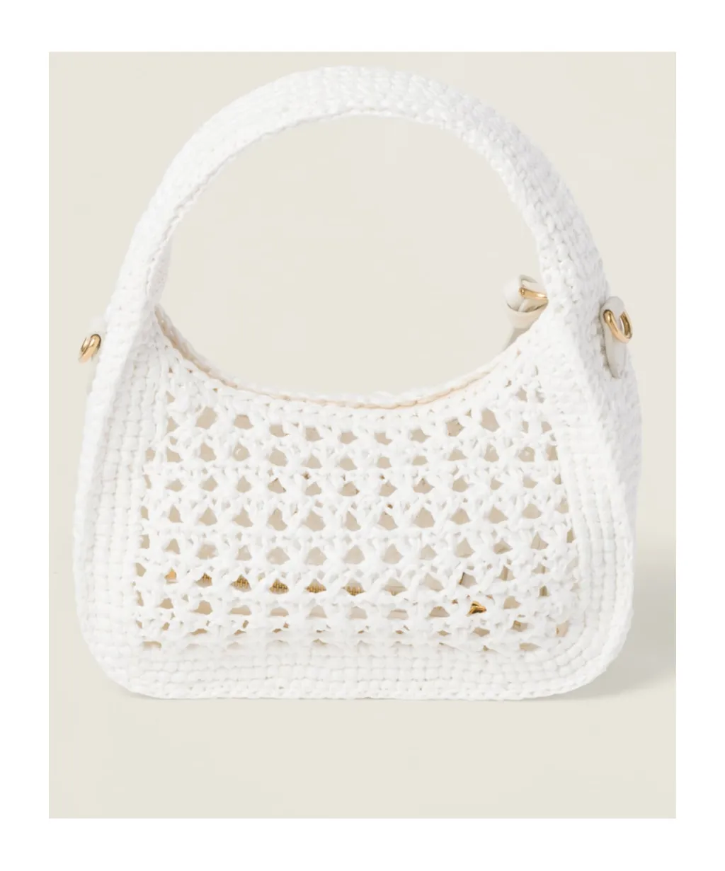 Wander Woven Fabric Hobo Bag