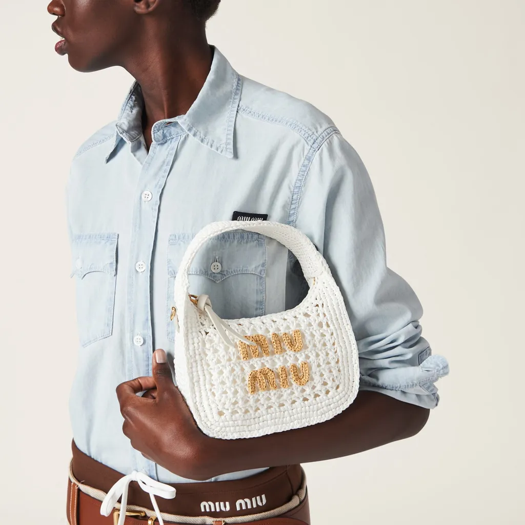 Wander Woven Fabric Hobo Bag