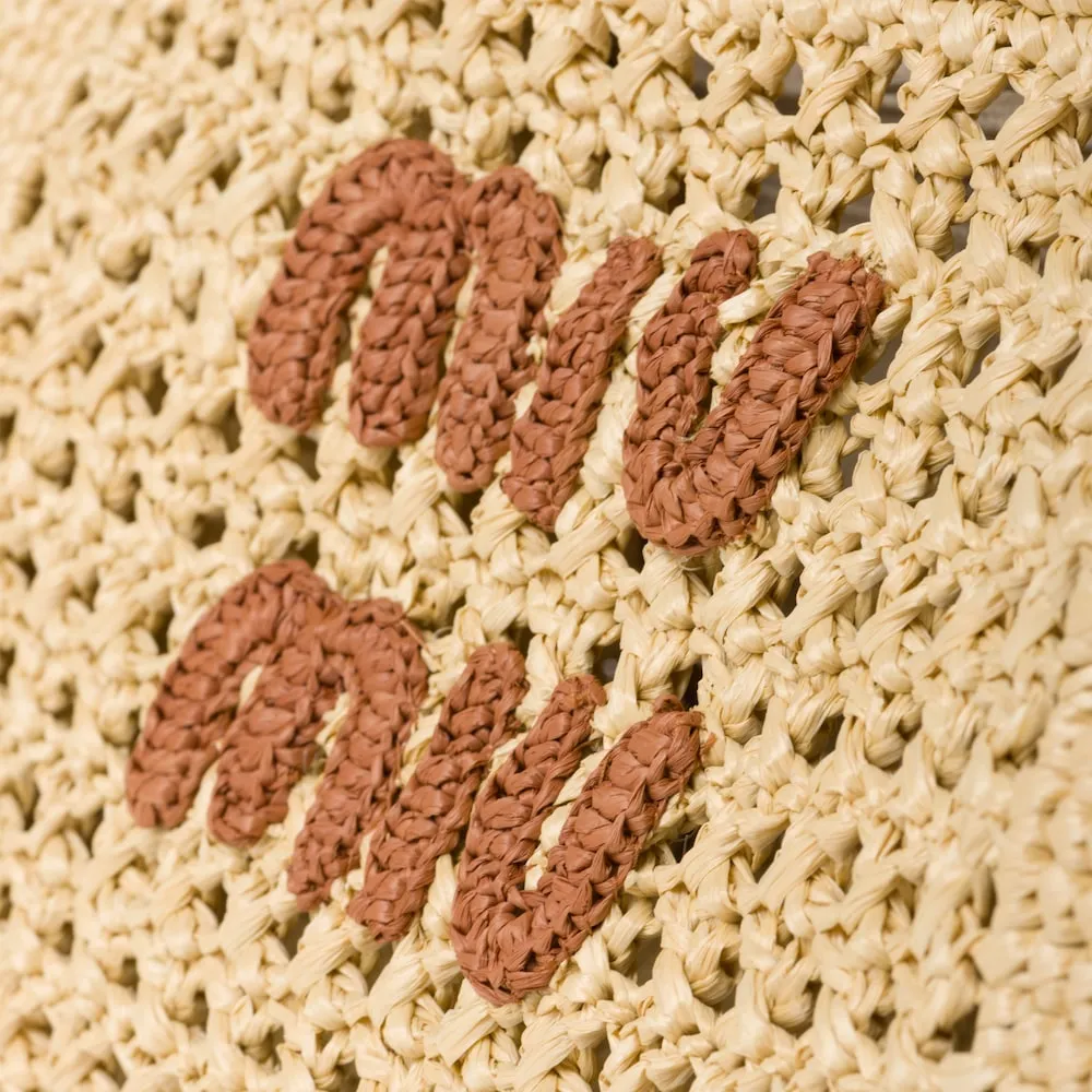 Miu Miu Crochet-Knitted Top Handle Bag