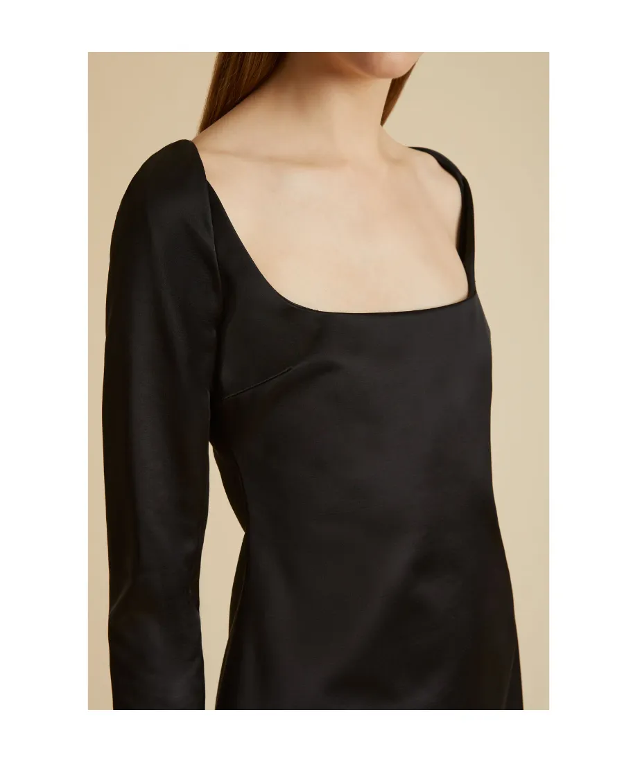 Khaite Tate Long-Sleeved Dress
