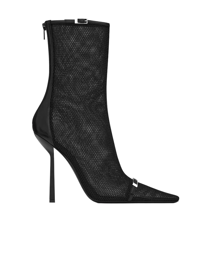Saint Laurent Oxalis Pointed Toe Boots