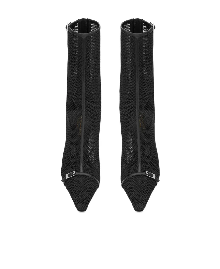 Saint Laurent Oxalis Pointed Toe Boots