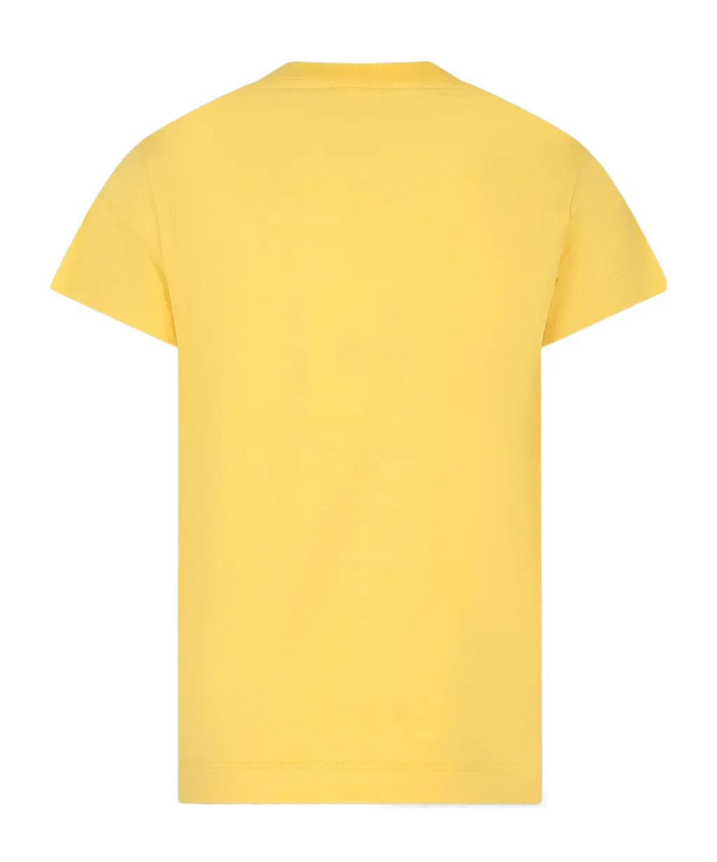 Fendi Kids Logo Embroidered Crewneck T-Shirt