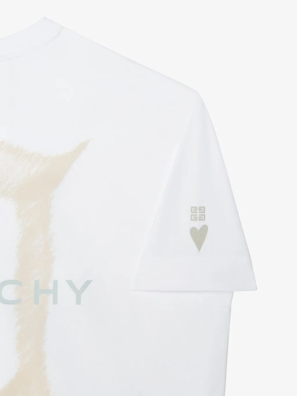 Oversized T-Shirt In Cotton With Givenchy Horse Print
