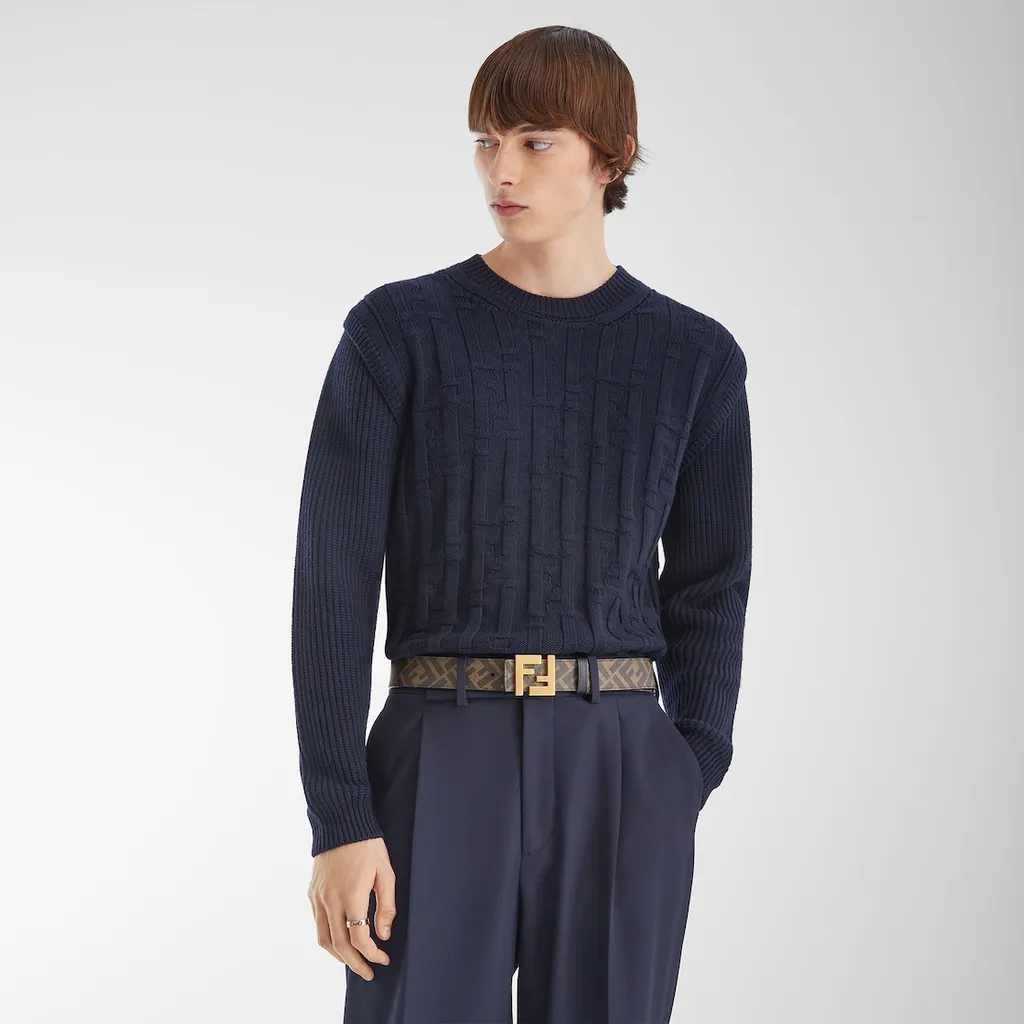Fendi Squared Ff Reversible Belt