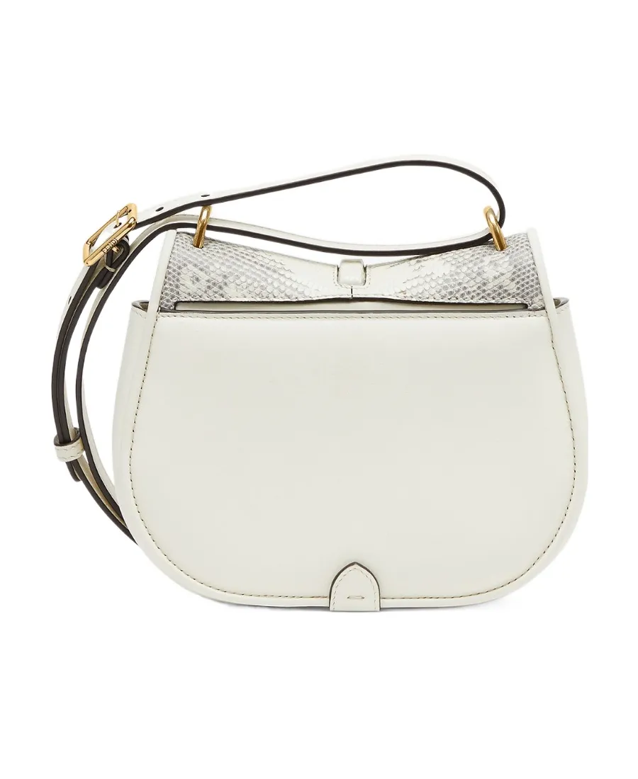 Fendi Logo Plaque Embossed Crossbody Bag
