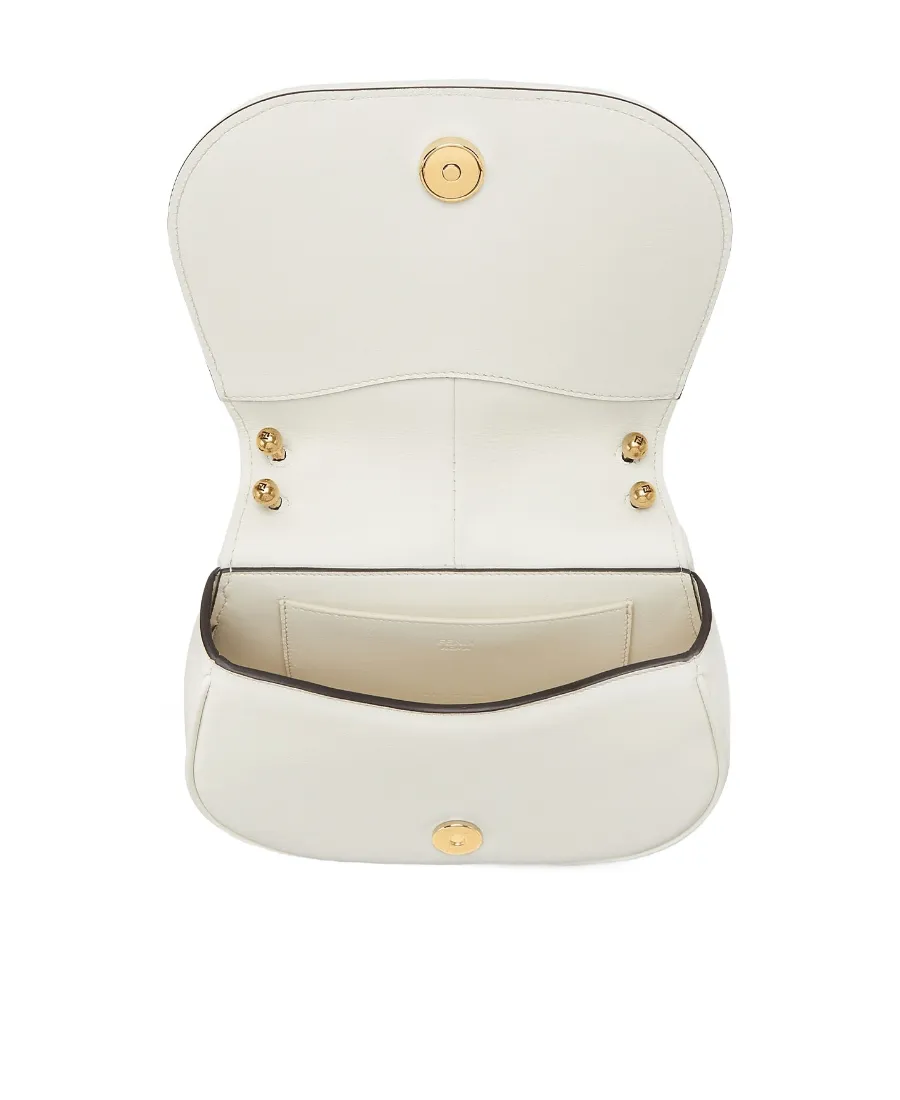 Fendi Logo Plaque Embossed Crossbody Bag