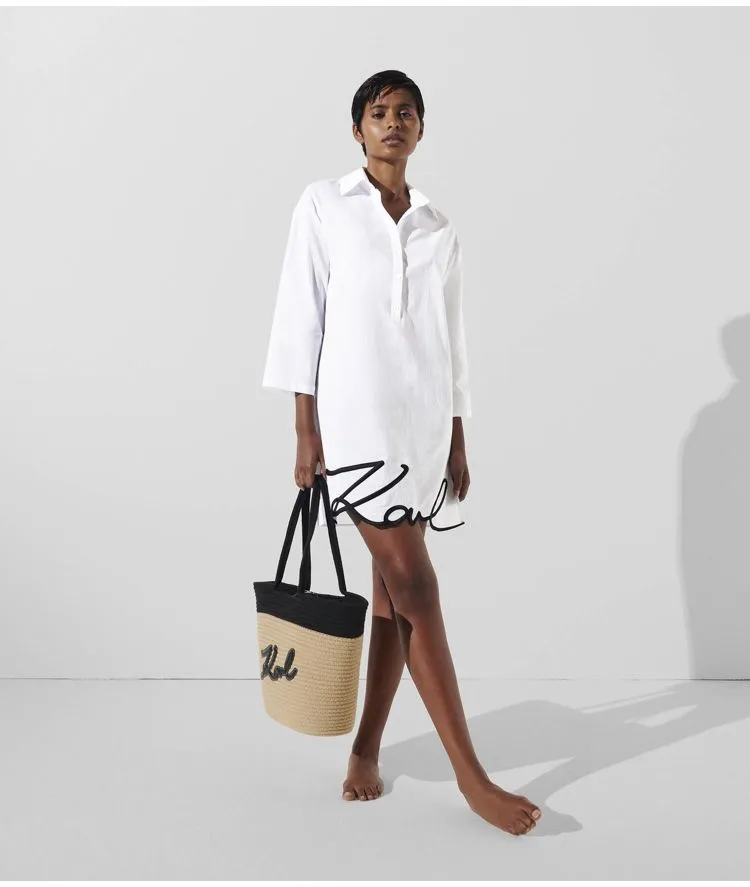 Karl Dna Signature Beach Dress