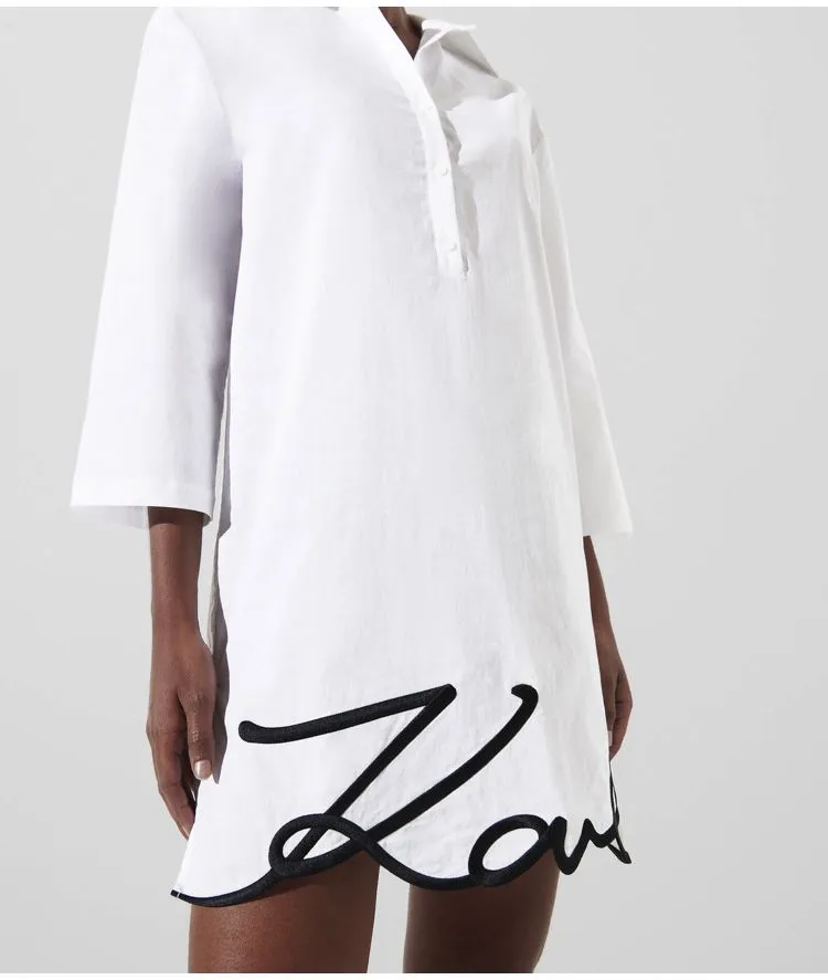 Karl Dna Signature Beach Dress