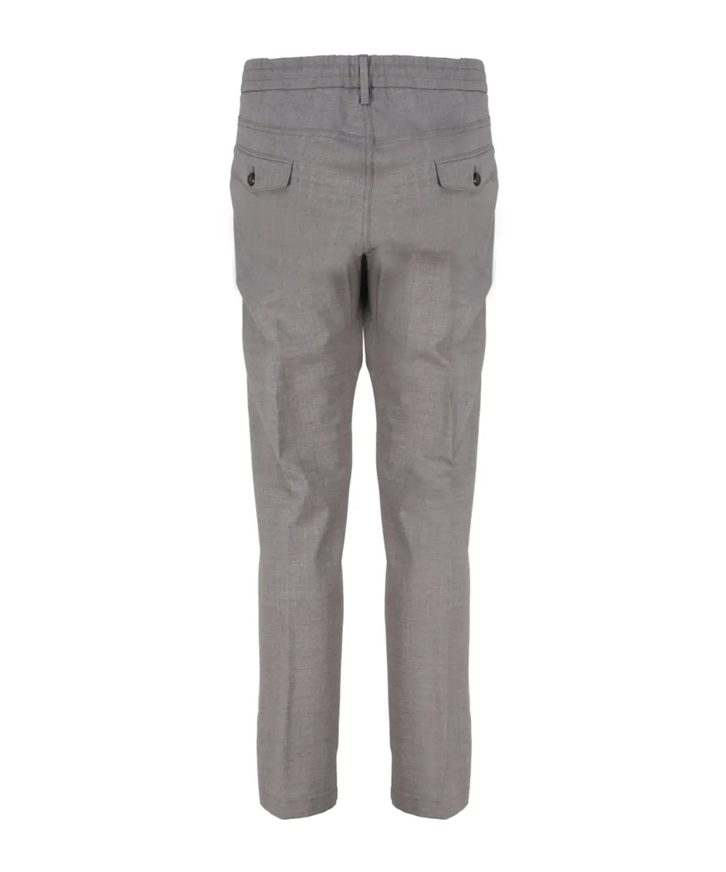 Eleventy Drawstring Pleated Pants