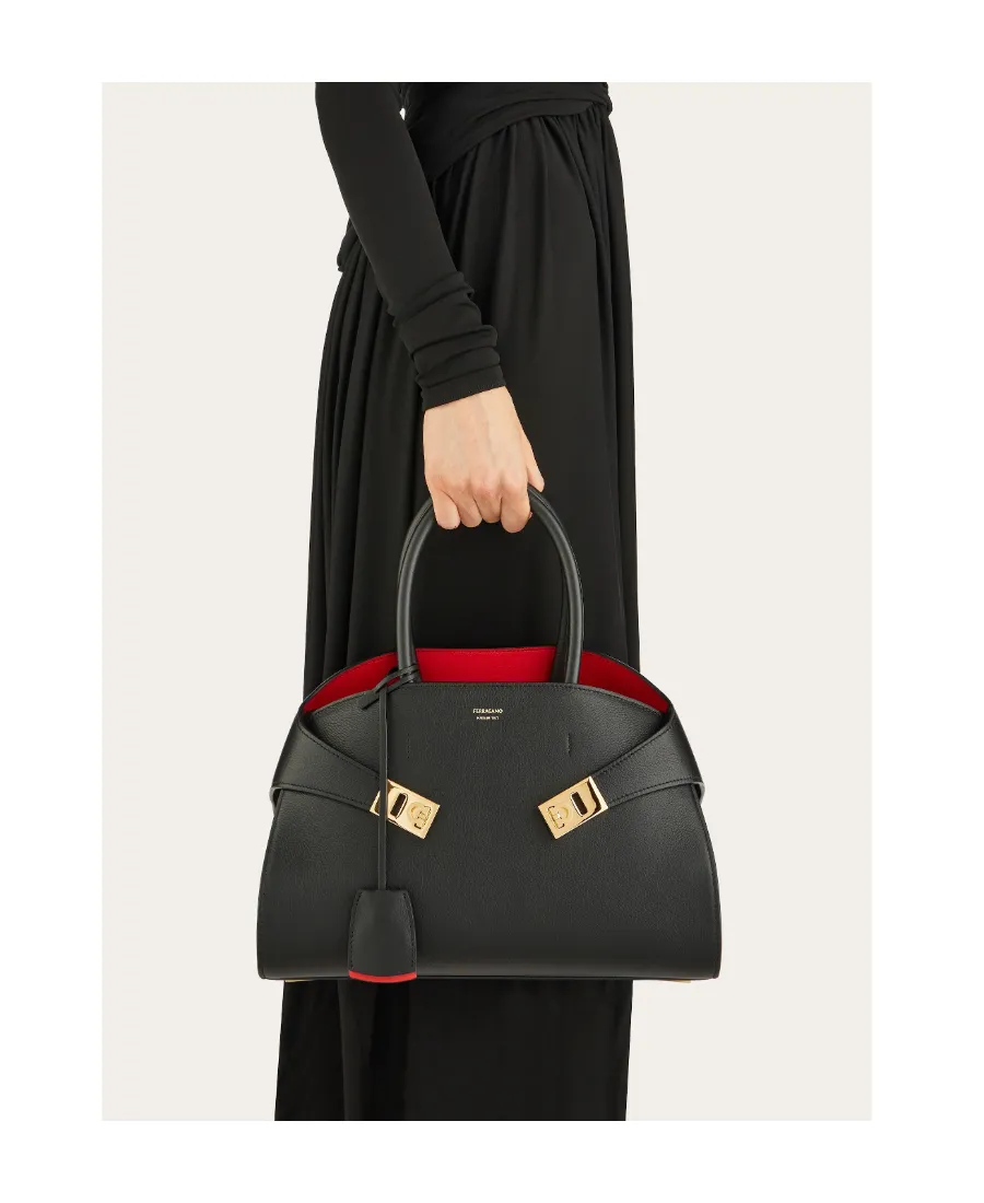 Salvatore Ferragamo Hug Logo Printed Tote Bag
