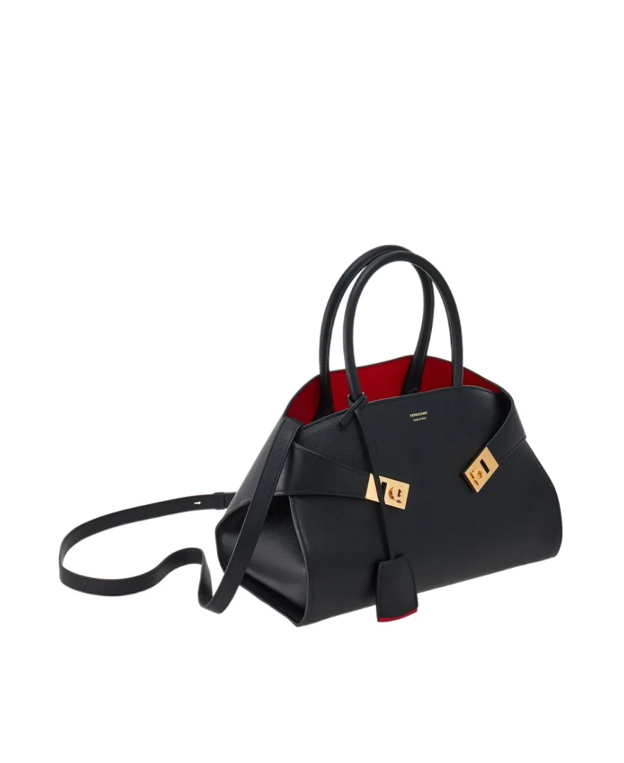 Salvatore Ferragamo Hug Logo Printed Tote Bag