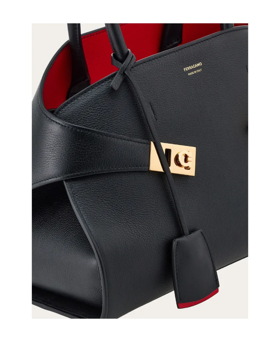 Salvatore Ferragamo Hug Logo Printed Tote Bag