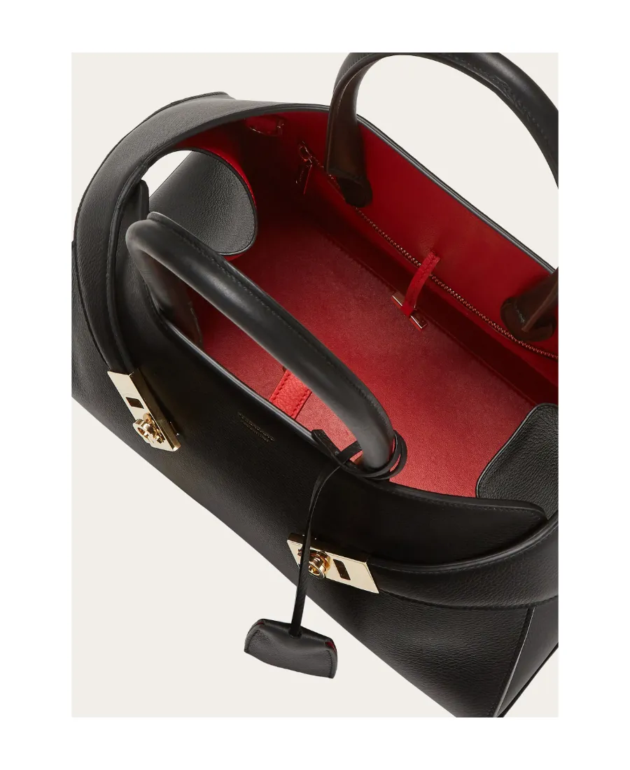 Salvatore Ferragamo Hug Logo Printed Tote Bag