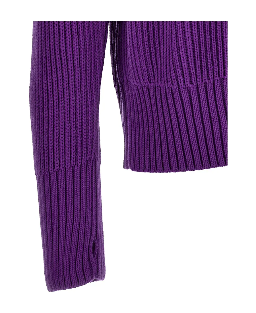Long-Sleeved Zipper Sweater
