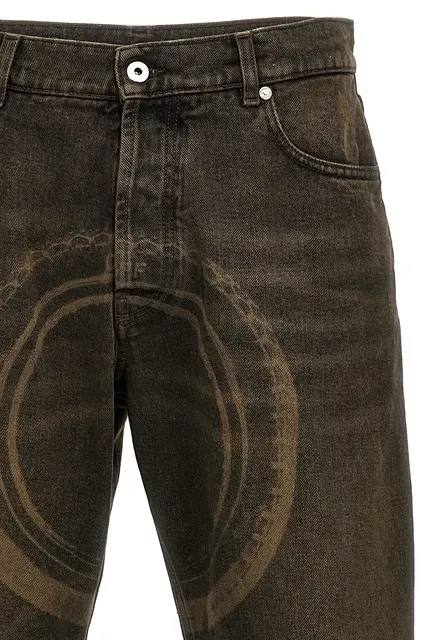 Off-White Relax Round Straight Leg Jeans
