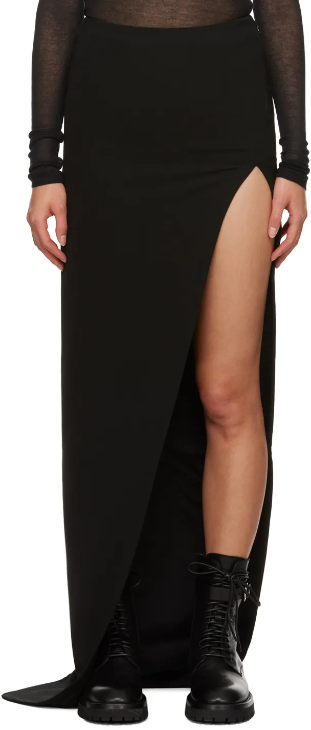 Ann Demeulemeester Janita Asymmetrical Front Split Skirt