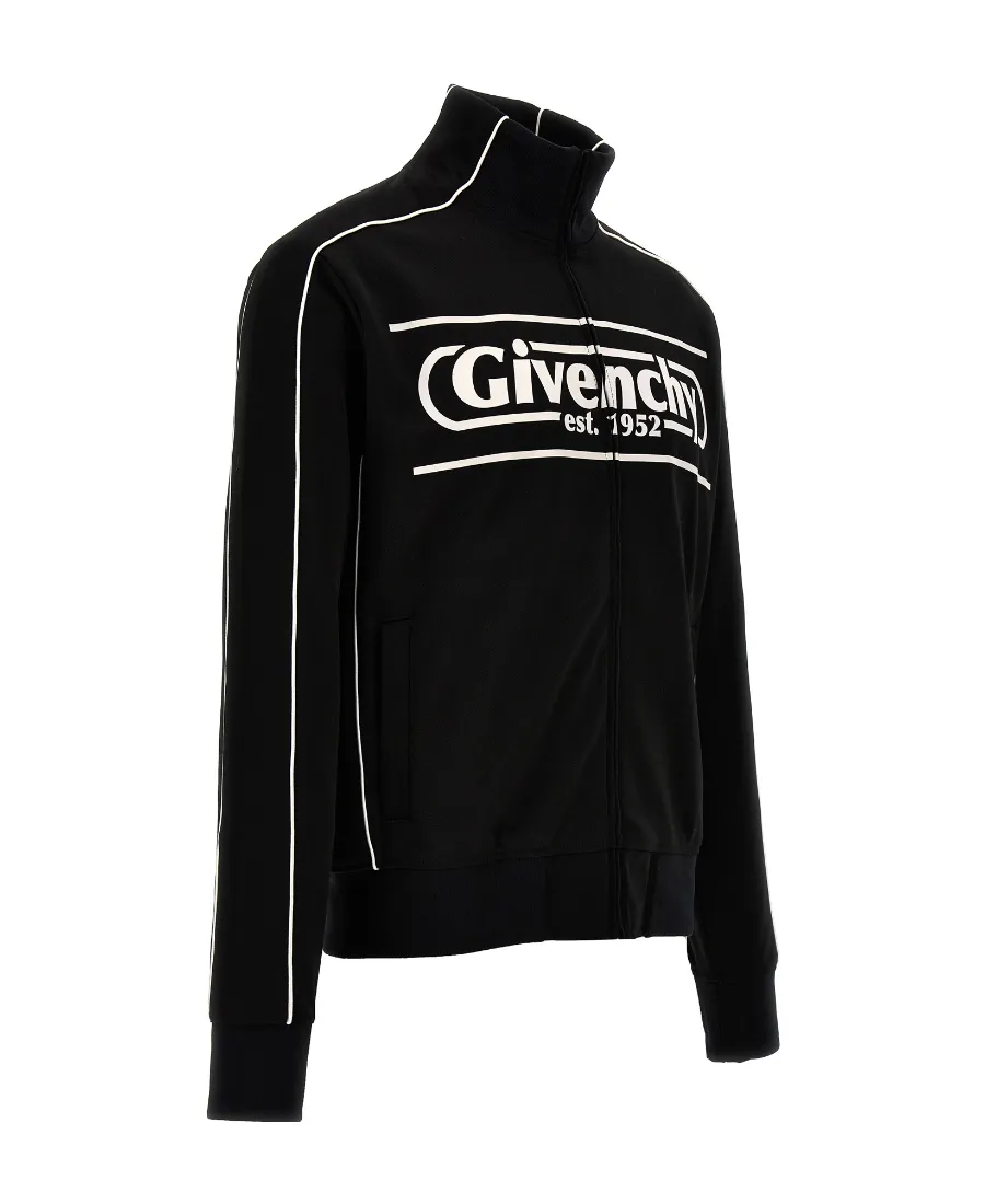 Zipper Sweater With Vertical Collar