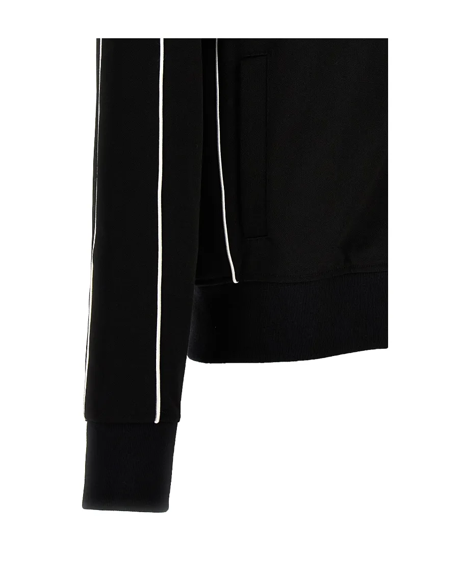 Zipper Sweater With Vertical Collar