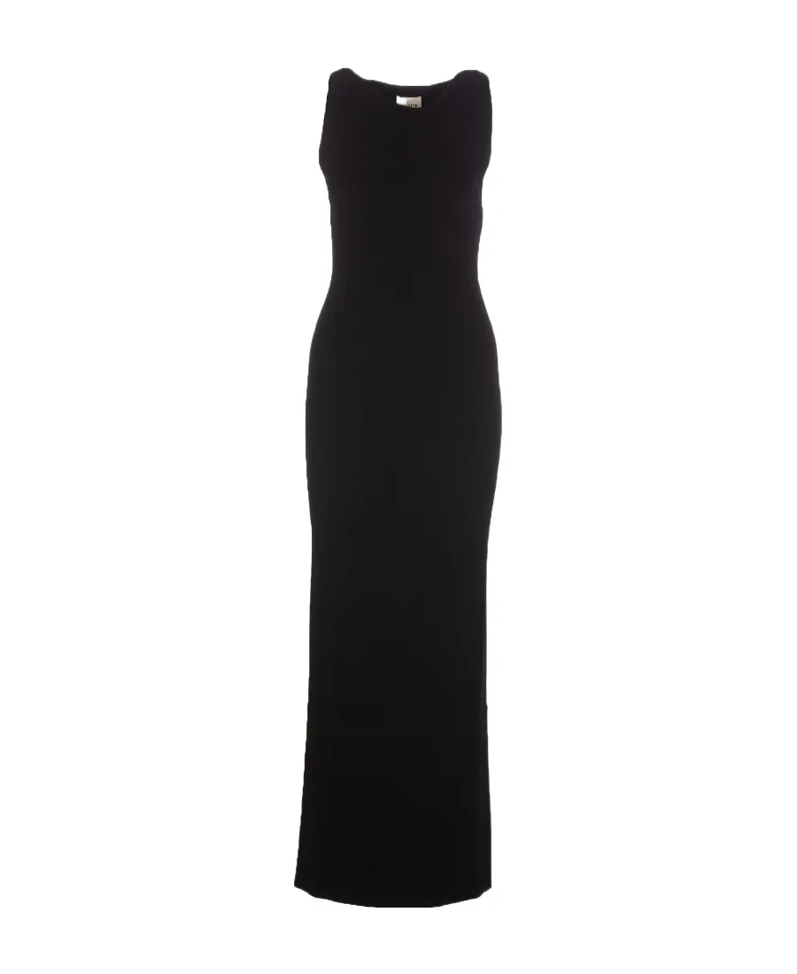 Khaite Crewneck Sleeveless Dress
