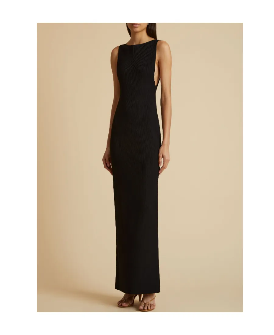 Khaite Crewneck Sleeveless Dress
