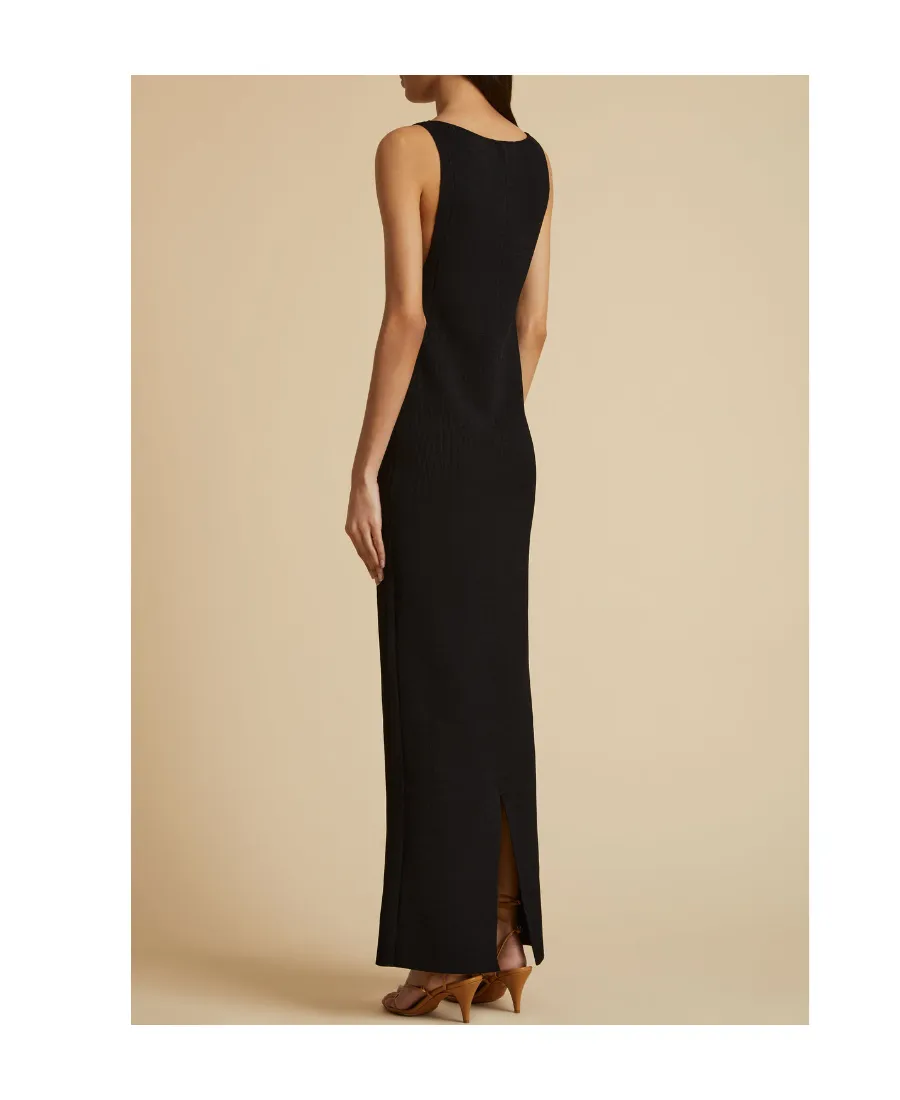 Khaite Crewneck Sleeveless Dress