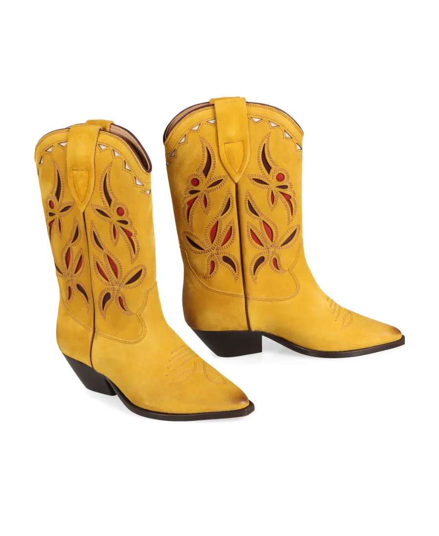 Duerto Suede Cowboy Boots