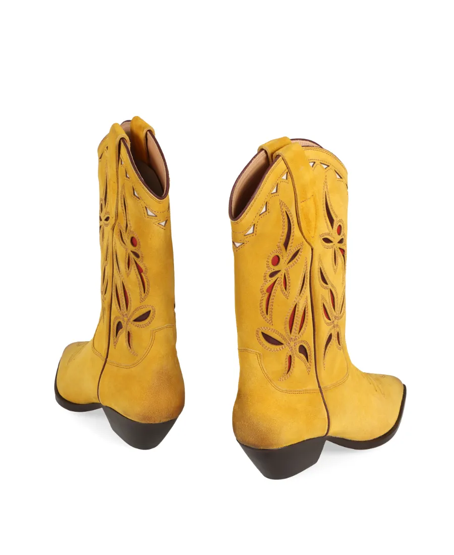 Duerto Suede Cowboy Boots