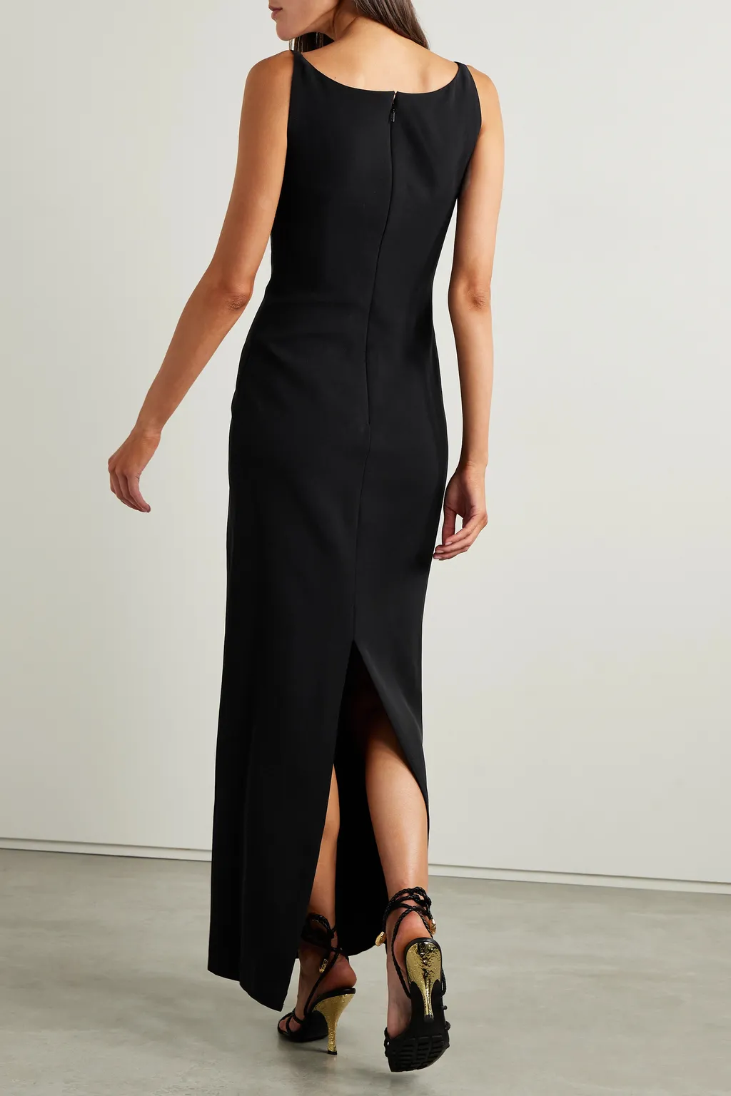 Versace Sleeveless Slit-Detailed Dress