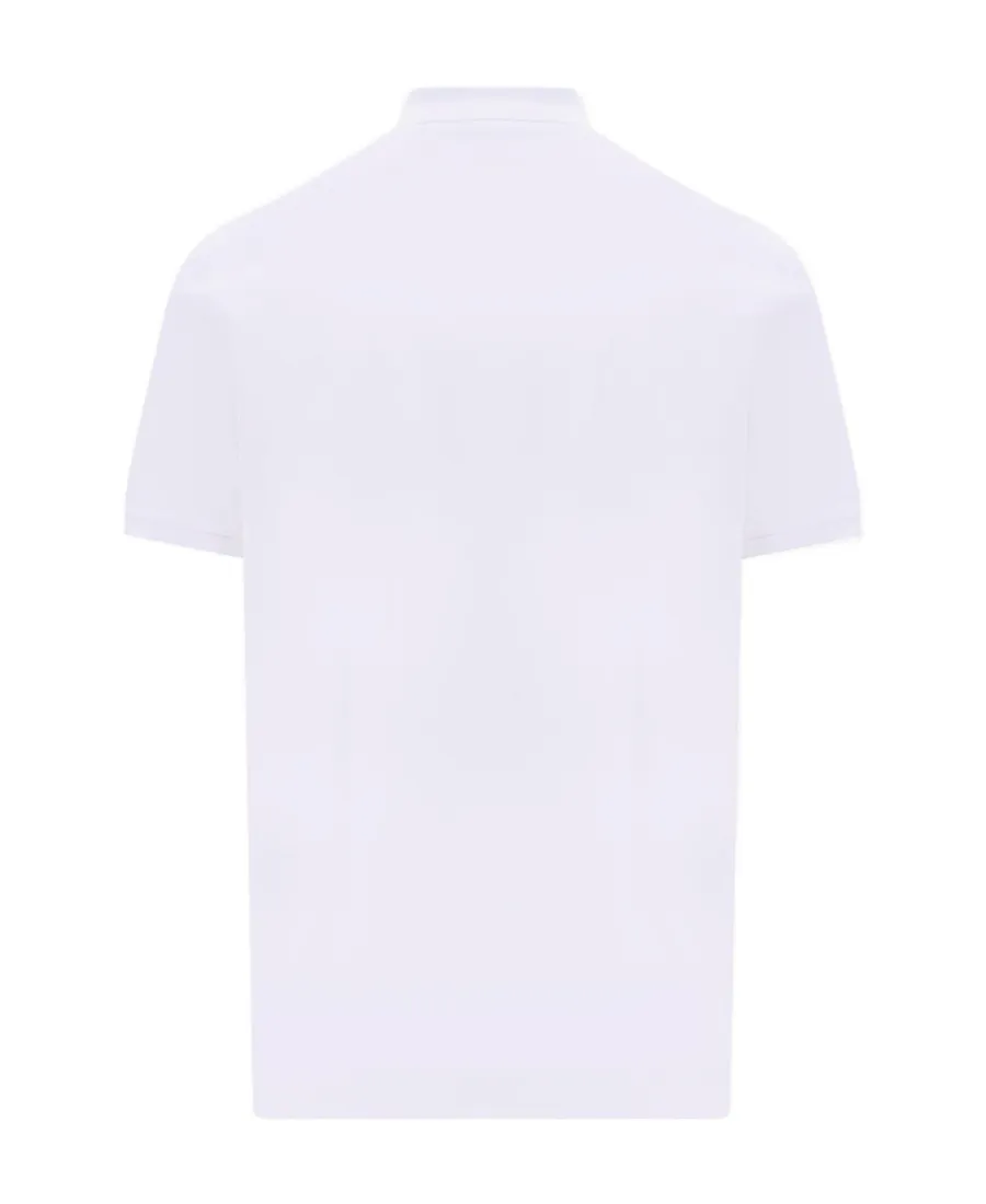 Button-Down Collar Polo Shirt