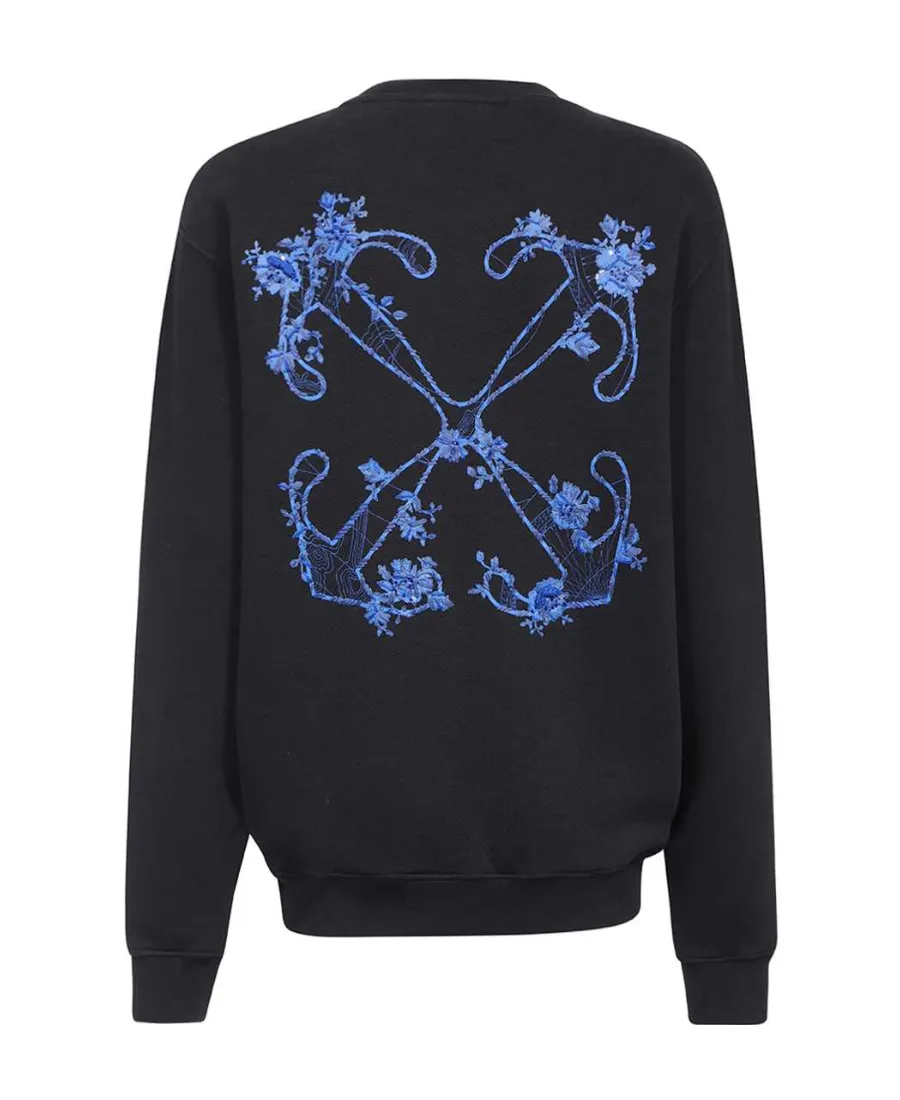 Off-White Crewneck Long-Sleeved Sweatshirt