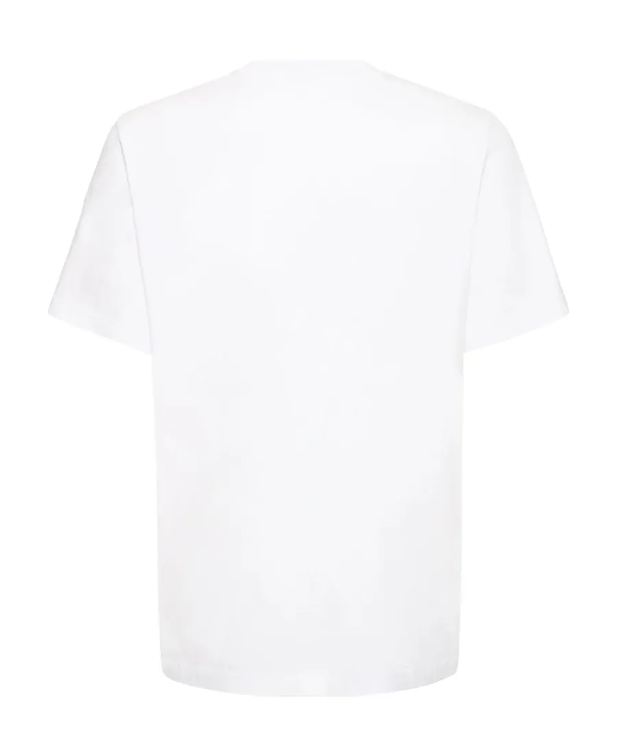 Thunderbolt-Embroidered Cotton T-Shirt