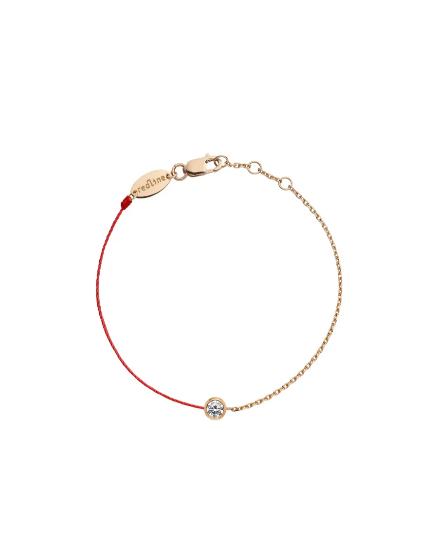 Round Diamond Half-Rope Bracelet