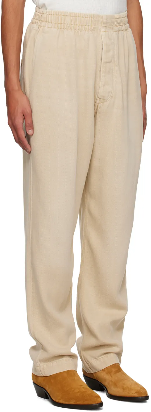 Elastic Waist Casual Pants
