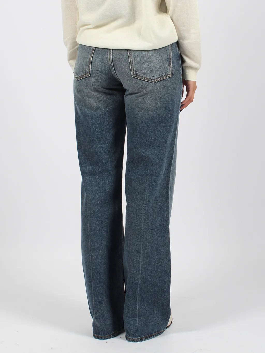 Belt Ring Denim Trousers