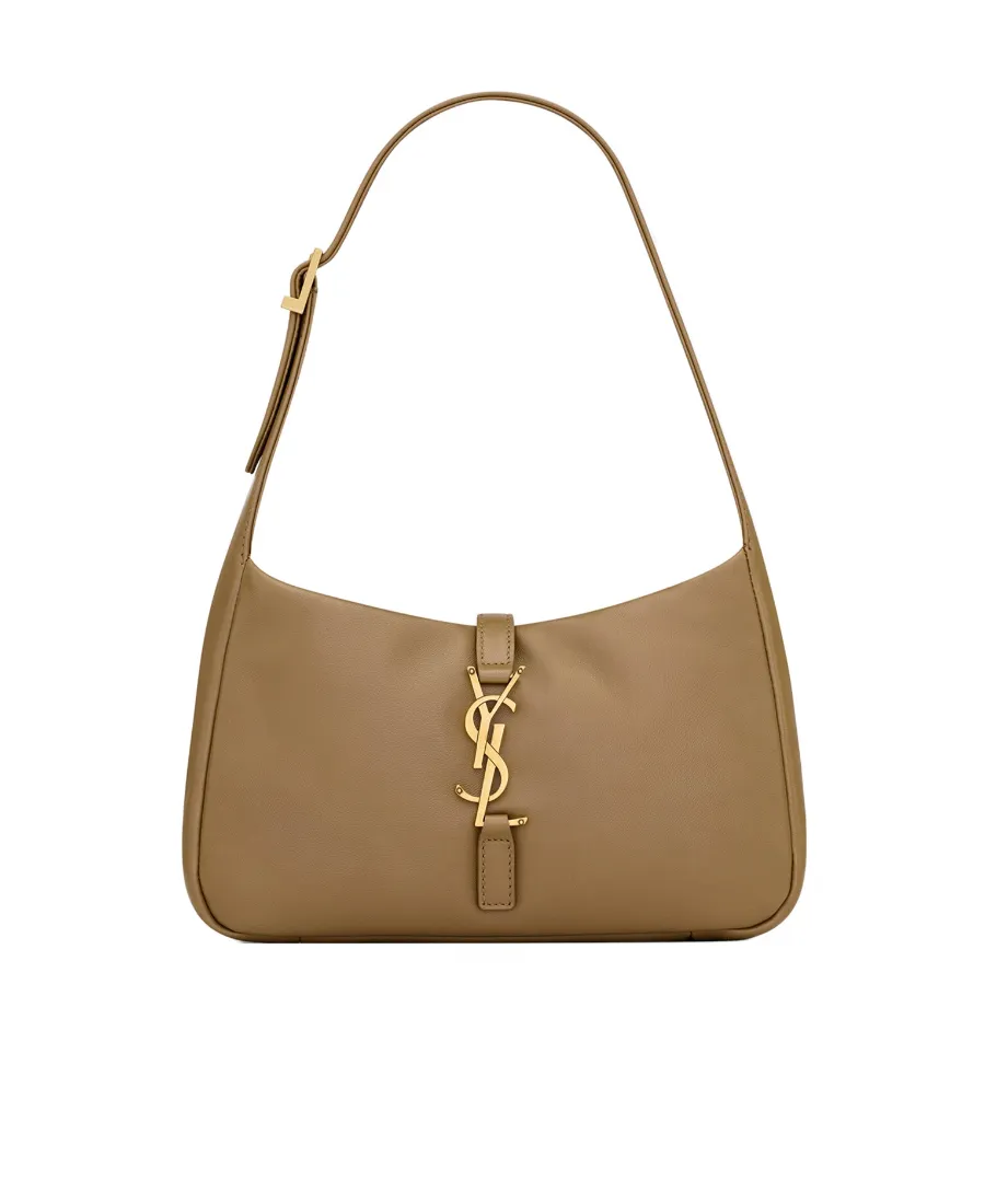Saint Laurent Le 5 à 7 Logo Plaque Hobo Bag