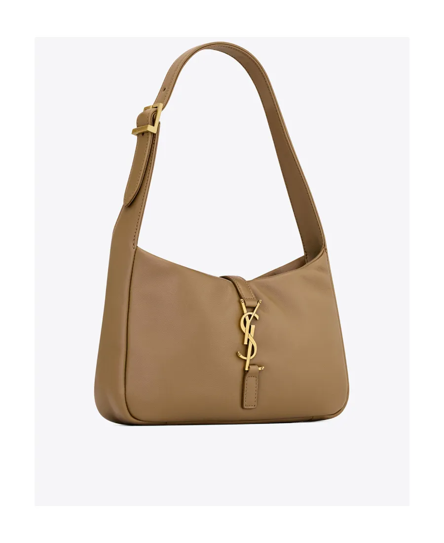 Saint Laurent Le 5 à 7 Logo Plaque Hobo Bag