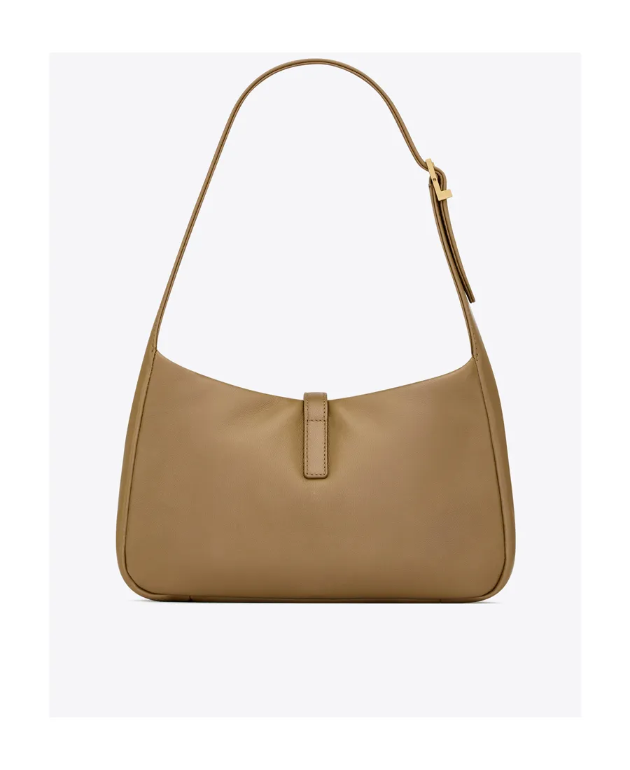 Saint Laurent Le 5 à 7 Logo Plaque Hobo Bag