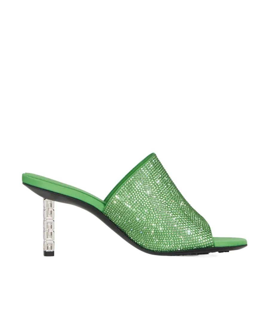 Givenchy G Cube Embellished Mules