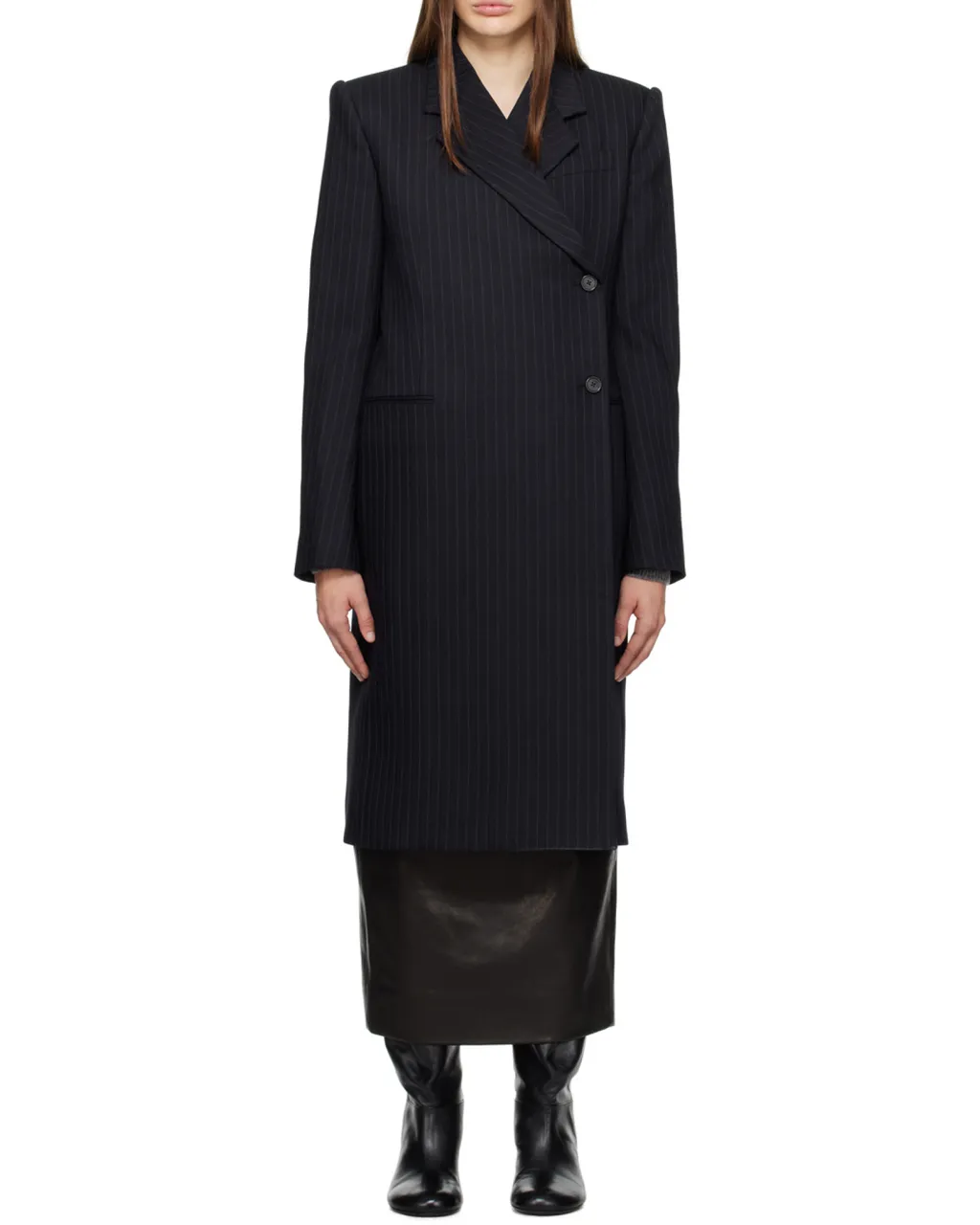 The Kento Striped-Print Coat