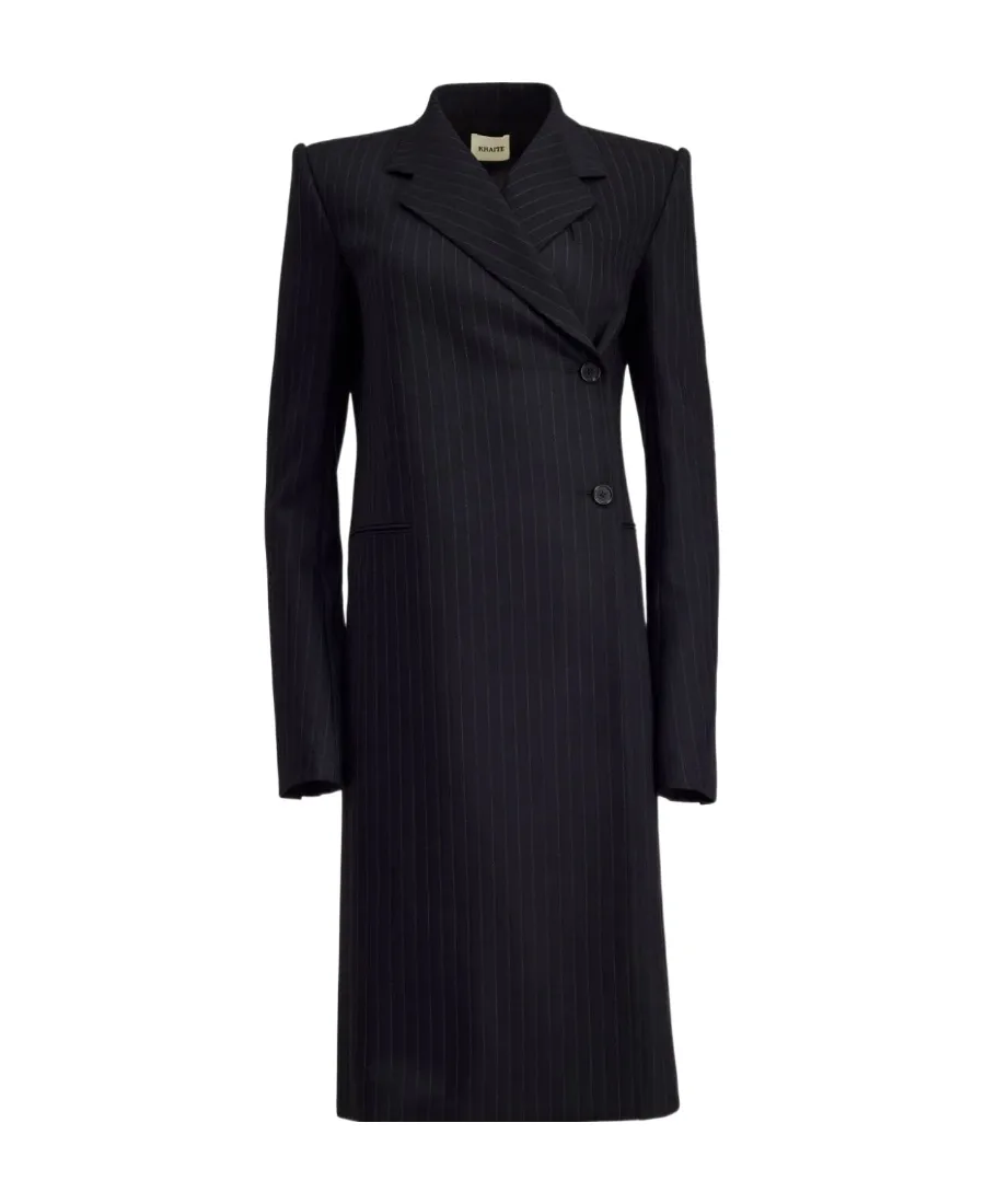 The Kento Striped-Print Coat