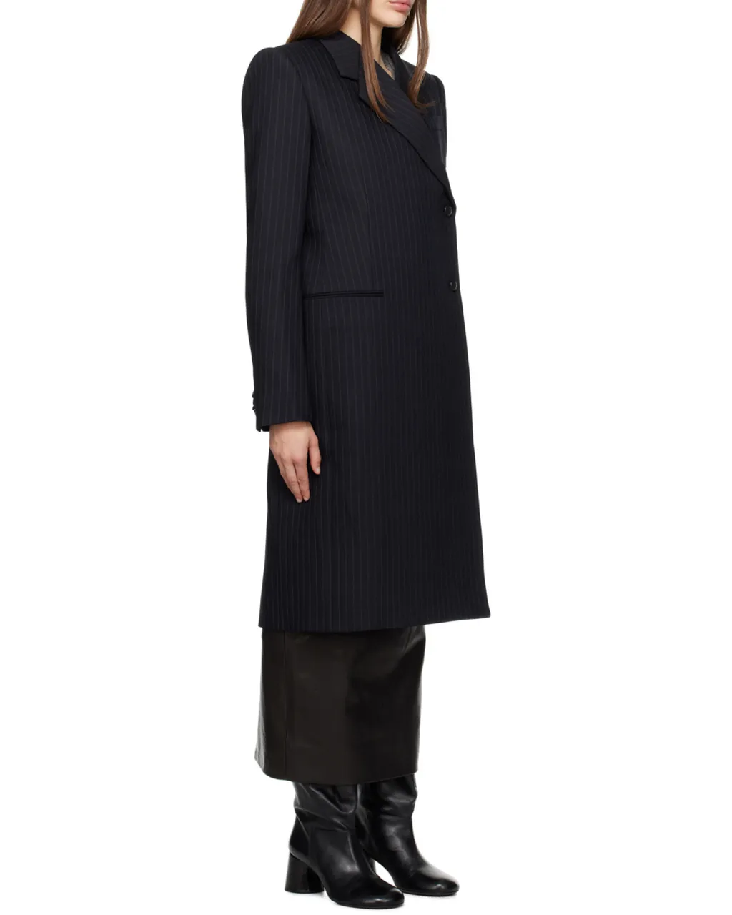 The Kento Striped-Print Coat