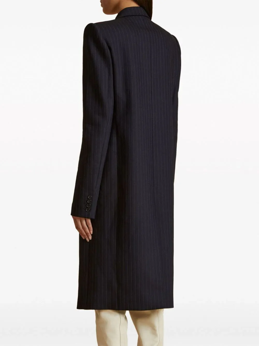 The Kento Striped-Print Coat