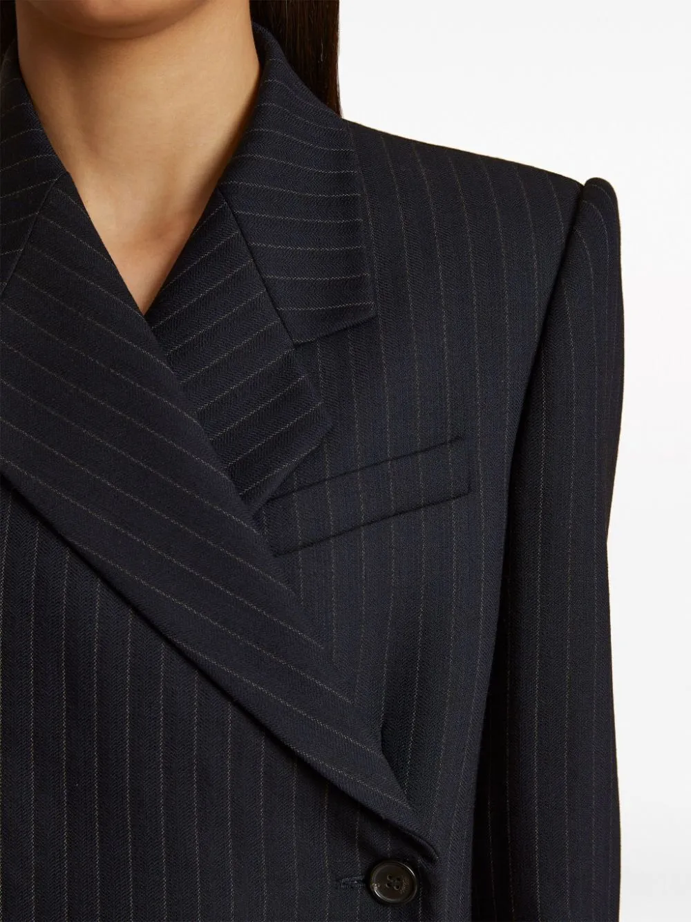 The Kento Striped-Print Coat