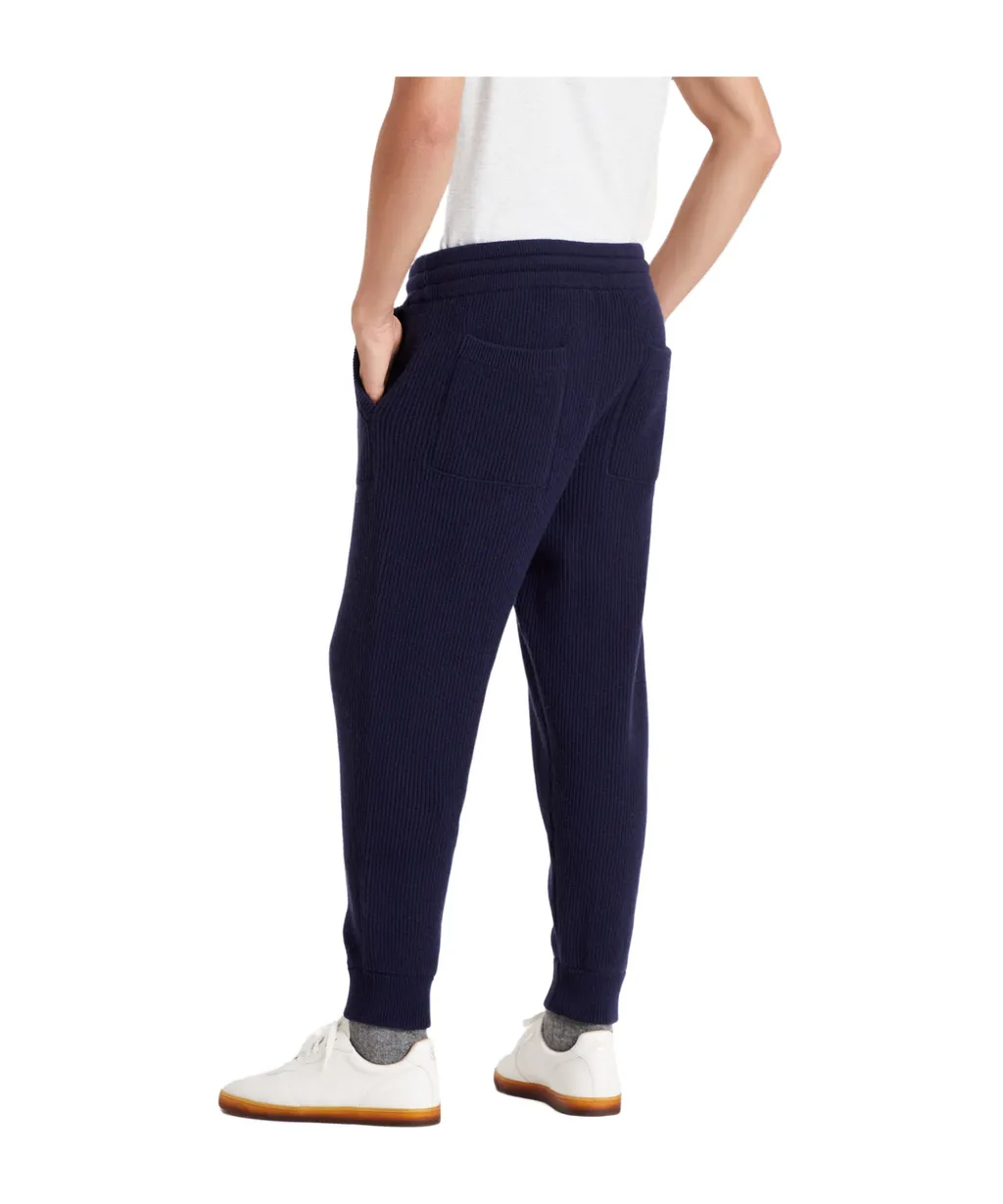 Ribbed Drawstring Track Pants